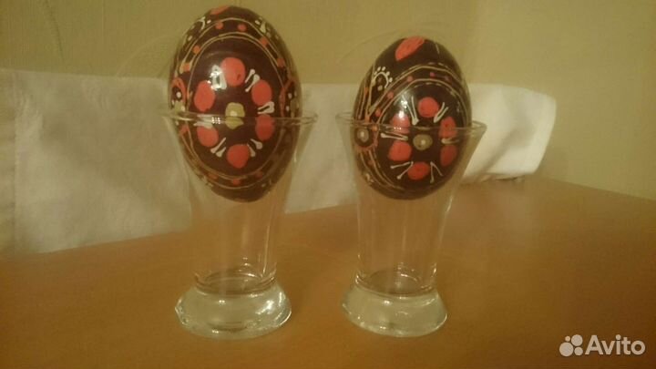 Набор пасхальных яиц из дерева