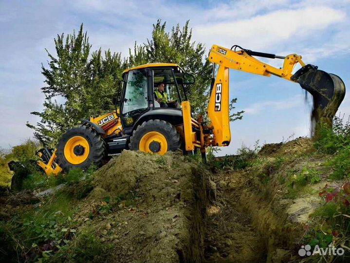 Услуги экскаватора погрузчика JCB