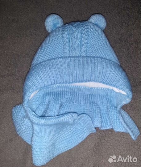 Шапка-шлем для мальчика