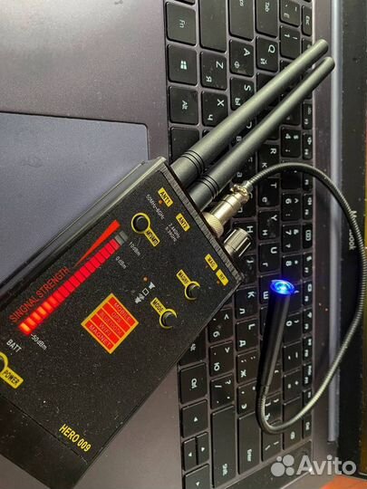 Детектор жучков, трекеров, прослушки 3 антенны