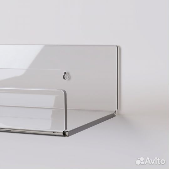 Полка самоклеящаяся из оргстекла