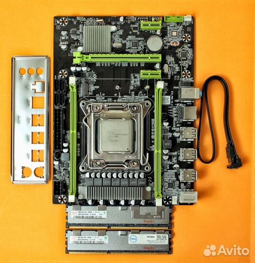 Материнская плата X79 Xeon E5 2660v2 16Gb