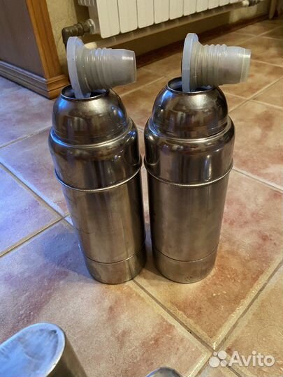 Термосы СССР, фляшки, шампурв