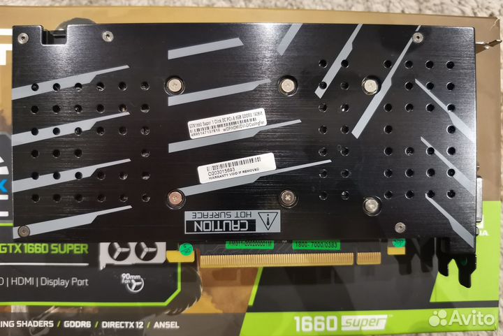 Видеокарта KFA2 GTX 1660 super