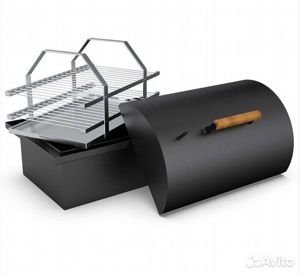 Коптильня двухъярусная, гидрозатвор Smoky Lux 55