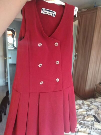 Школьная форма 128 бордовая