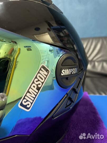 Шлем модуляр Simpson Darksome S (M)