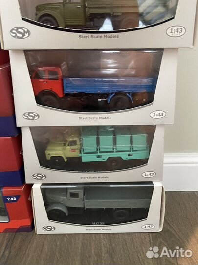 Модель автомобиля 1:43 ал ssm газ зис ЗИЛ урал маз