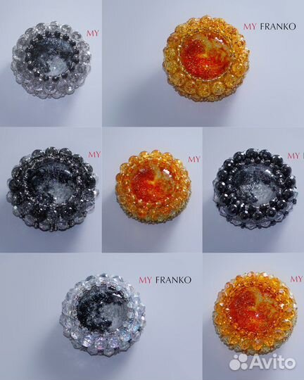 Броши «Солнце»; «Полнолуние»