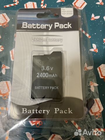 Новый аккумулятор для PSP 2000 /3000 slim