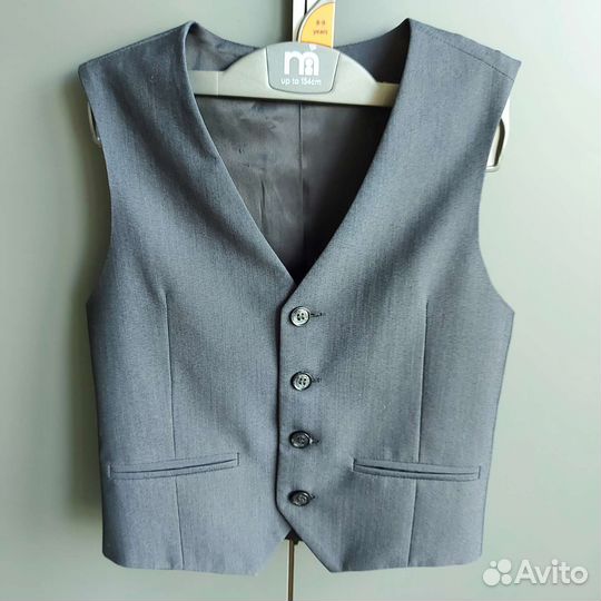 Жилет школьный для мальчика 140