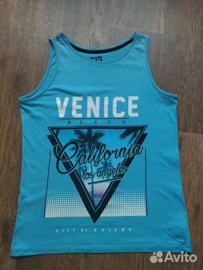 Майка, плавки р. 146-152, вьетнамки на мальчика