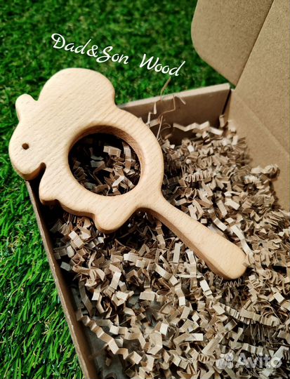 Прорезыватели для зубов деревянные