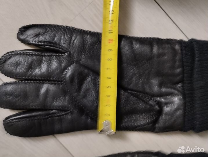 Перчатки мужские зимние кожа