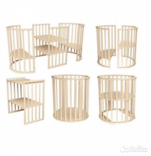 Кровать трансформер 8 в 1 с 2 мя матрасами