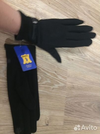 Перчатки трикотажные на ворсине размер 6 и 8