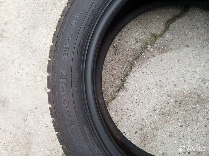 Шина зимняя nokian WR A3 XL зима не шип 215/50R17
