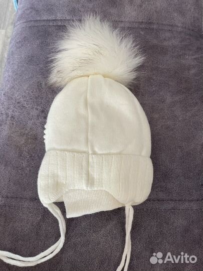 Шапка для девочки демисезонная