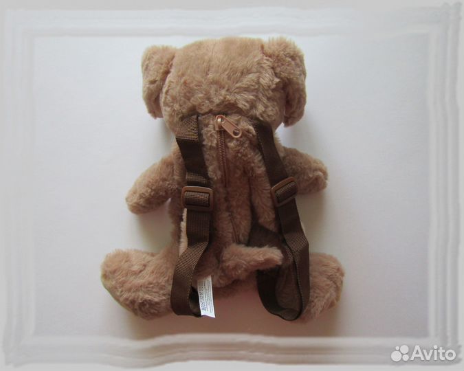 Детский плюшевый рюкзак игрушка