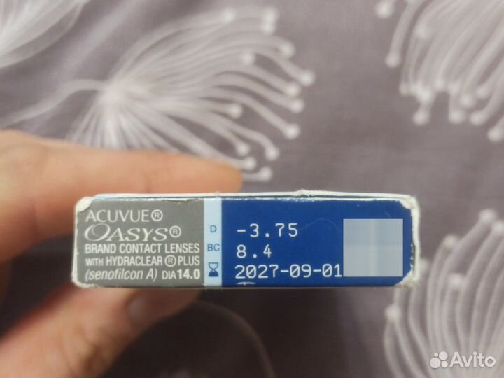 Линзы контактные acuvue oasys