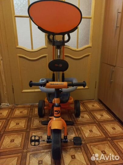 Детский трехколесный велосипед бу