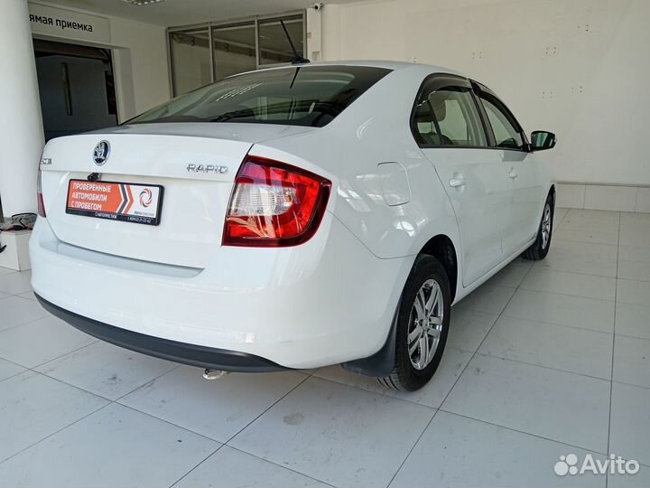 Skoda Rapid 1.6 МТ, 2018, 128 000 км