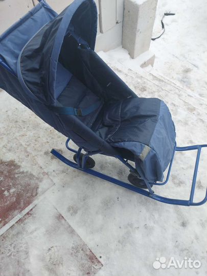 Детские санки коляска бу