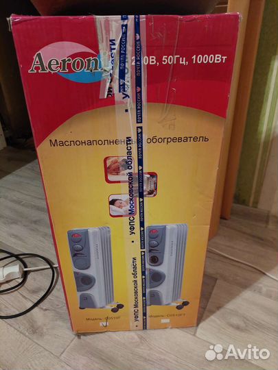 Масляный обогреватель новый Aeronik