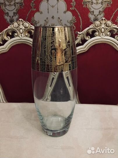 Versace вазы для цветов алмазная гравировка