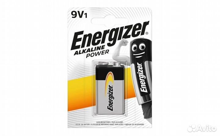 Батарейка Energizer Alkaline Power 6LR61 (9В) BL-1