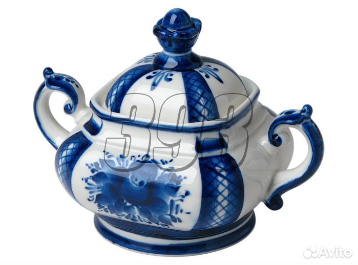 Сахарница Гжель Весенняя (31317)