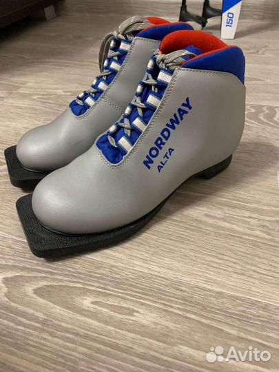 Лыжи Nordway 150, ботинки р.34