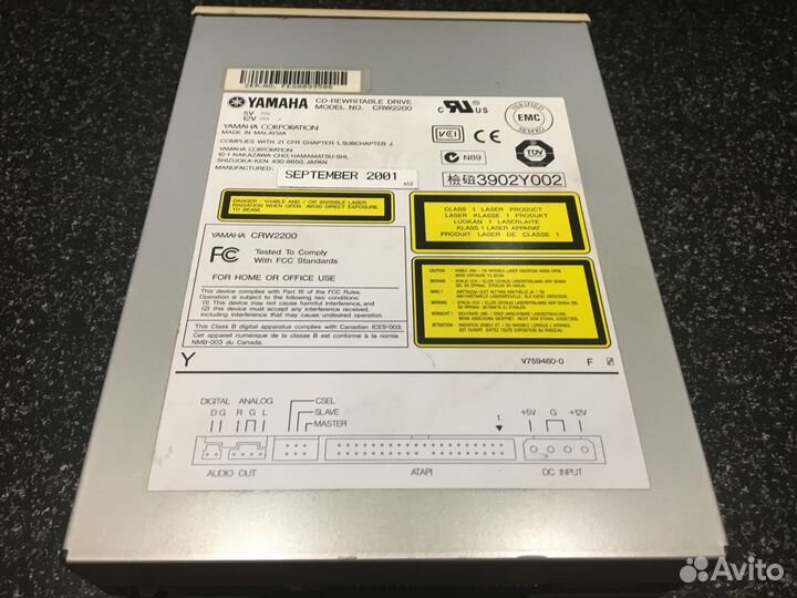 Оптический привод Yamaha CRW-2200E