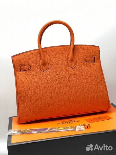 Сумка hermes birkin натуральная кожа
