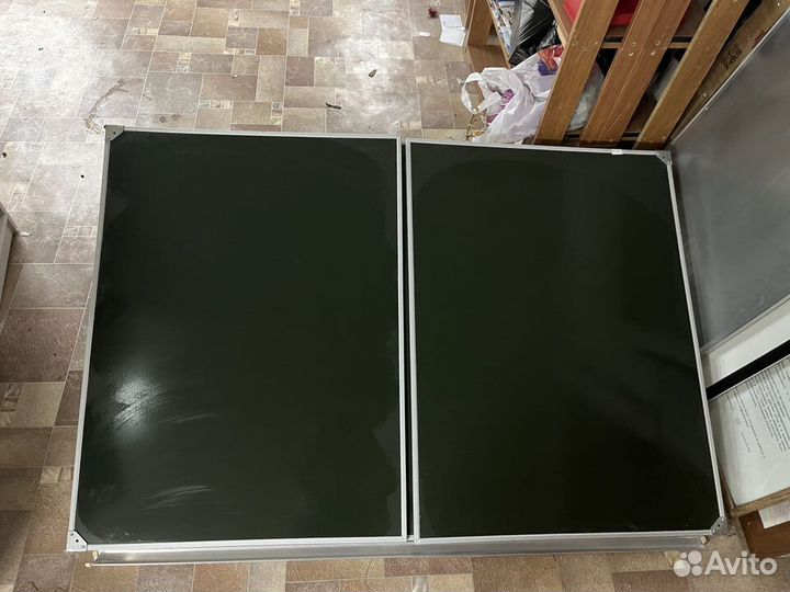 Доска школьная меловая 3-х элементная