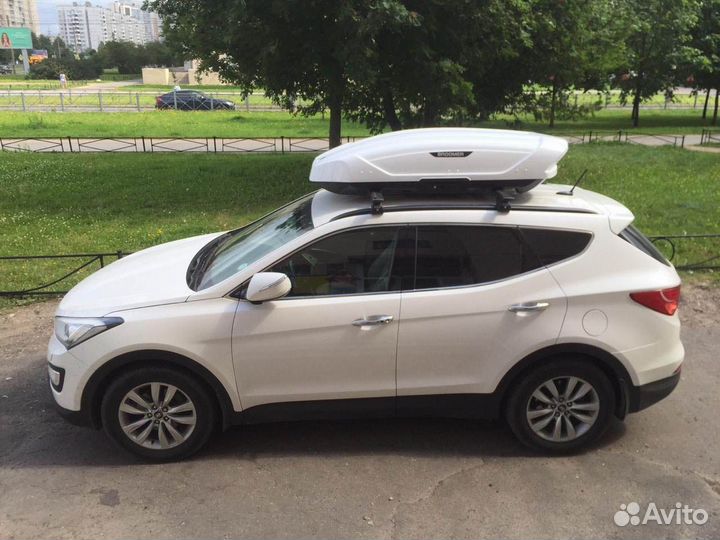 Автобокс на крышу Hyundai Santa Fe. Broomer