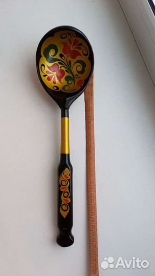Ложка деревянная хохлома СССР