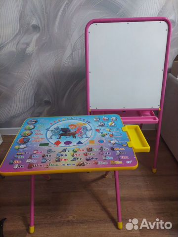 Доска магнитная столик детский