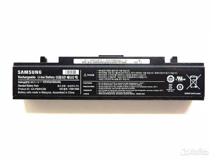 АКБ AA-PB9NS6B для ноутбука 11.1v