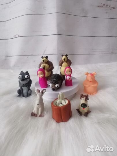 Игрушки из вкусно и точка Маша и медведь