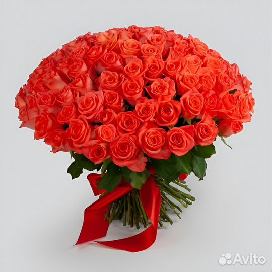 Цветы Букеты 101 Роза 51 Роза Доставка