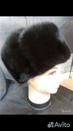 Норковая шапка мужская