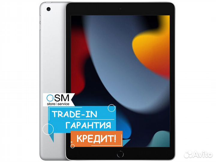 Apple iPad 2021 256Gb Wi-Fi Серебристый