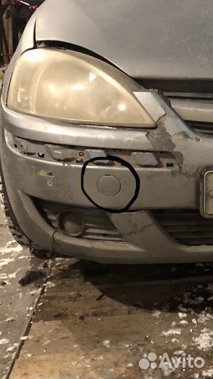 Заглушка в бампер opel