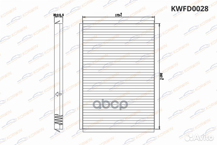 Фильтр салонный hyundai i30 i30cw (fd) -12 kia