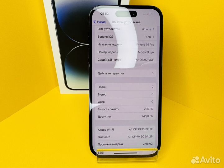 iPhone 14 Pro, 256 ГБ