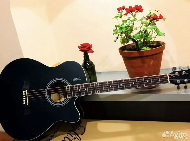 Гитара с чехлом