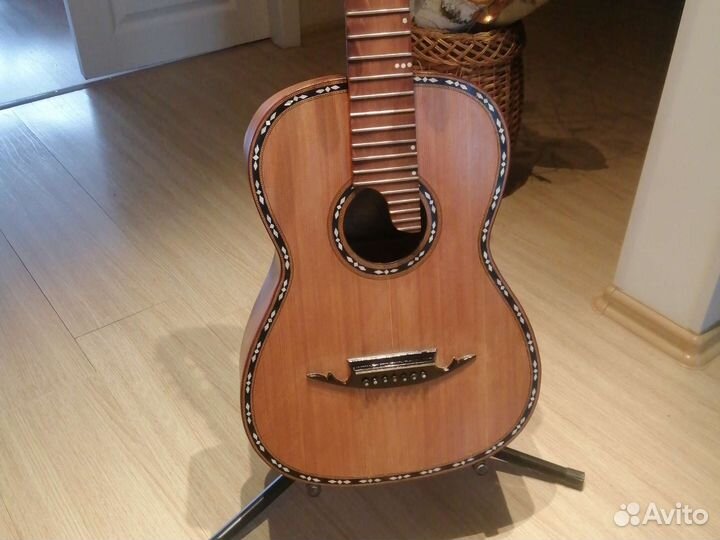 Гитара семиструнная,старинная массив,мастеровая