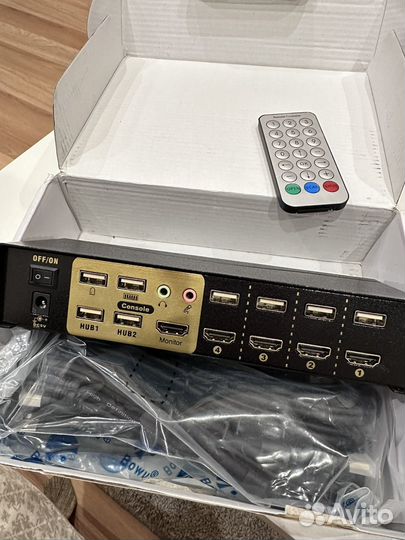 Kvm переключатель hdmi bowu