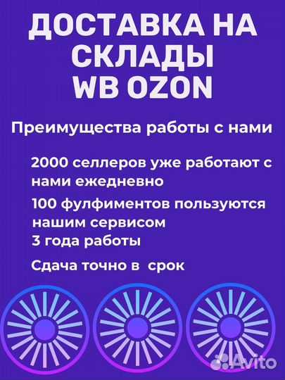 Доставка на склады Вб Озон Коледино